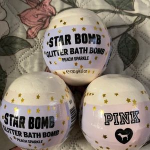 3 Pink Bathbombs